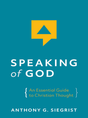 cover image of Speaking of God
